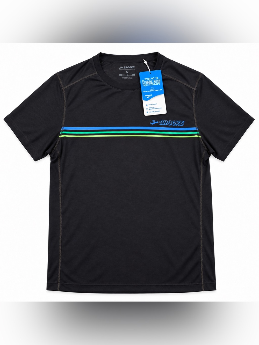 NWT BROOKS Distance Short Sleeve 3.0 Men’s Running Shirt - S